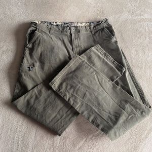 Weatherproof Khakis/Jeans Relaxed Fit 40x34  Green